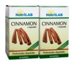 Nutrilab Cinnamon kapsule, 2 x 60 kapsul Nutrilab Cinnamon kapsule, 2 x 60 kapsul