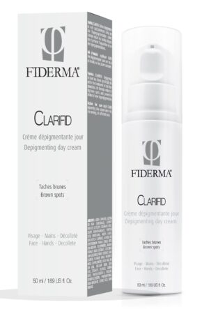 Fiderma Clarifid depigmentacijska dnevna krema za obraz, roke in dekolte, 50 ml