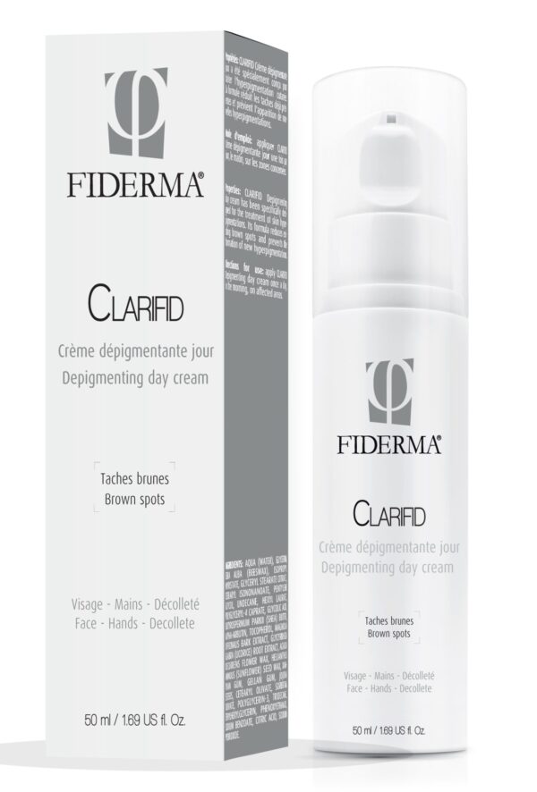Fiderma Clarifid depigmentacijska dnevna krema za obraz, roke in dekolte, 50 ml Fiderma Clarifid depigmentacijska dnevna krema za obraz, roke in dekolte, 50 ml