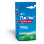 Claritine 5 mg/5 ml sirup, 120 ml Claritine 5 mg/5 ml sirup, 120 ml