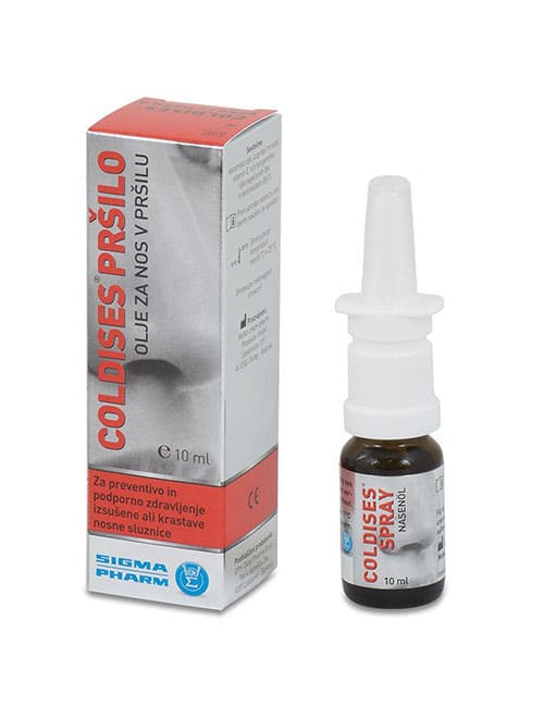 Coldises olje za nos v pršilu, 10 ml Coldises olje za nos v pršilu, 10 ml