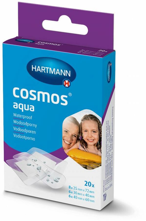 Cosmos Aqua vodoodporni obliži, 20 obližev Cosmos Aqua vodoodporni obliži, 20 obližev