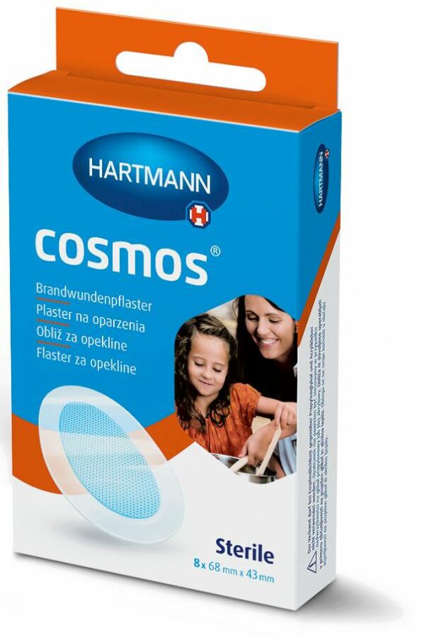 Cosmos Sterile obliži za opekline, 8 obližev Cosmos Sterile obliži za opekline, 8 obližev
