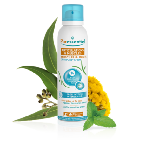 Puressentiel Muscle&Joints Cryo Pure pršilo za mišice in sklepe s 14 eteričnimi olji, 150 ml
