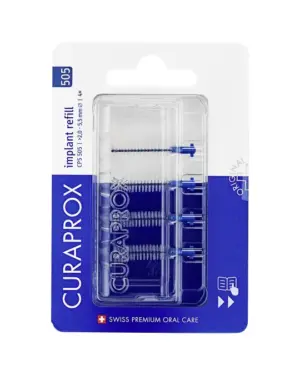 Curaprox CPS 505 Implant, refill pakiranje, 4 medzobne ščetke