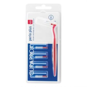 Curaprox CPS 410 Perio set medzobnih ščetk: 5 medzobnih ščetk + držalo
