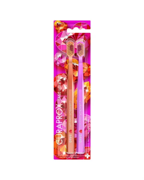Curaprox CS 5460 Love Edition 2026 Ultra Soft zobna ščetka, 2 zobni ščetki Curaprox CS 5460 Love Edition 2026 Ultra Soft zobna ščetka, 2 zobni ščetki
