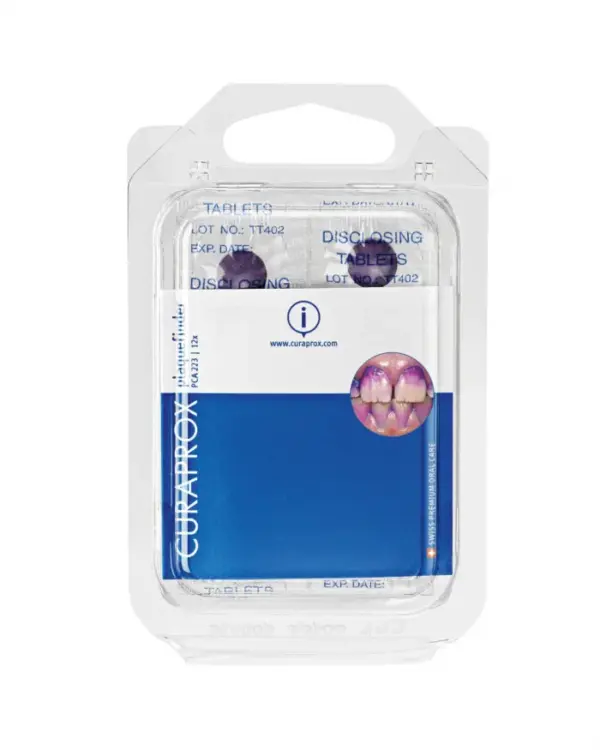 Curaprox Plaquefinder PCA223 tablete za razkrivanje zobnih oblog, 20 tablet