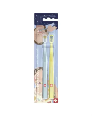 Curaprox otroška zobna ščetka 32 Teeth Edition 2026 Ultra Soft, 4–12 let, 2 zobni ščetki