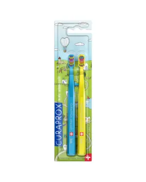 Curaprox otroška zobna ščetka Kids Edition 2025 Ultra Soft, 4–12 let, 2 zobni ščetki