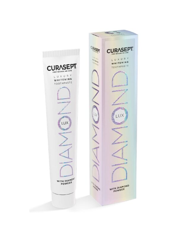 Curasept Luxury Whitening Diamond zobna pasta z diamantnim prahom, 75 ml Curasept Luxury Whitening Diamond zobna pasta z diamantnim prahom, 75 ml