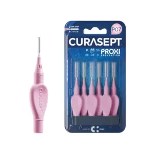 Curasept Proxi Prevention P07 medzobne ščetke – roza, 6 medzobnih ščetk