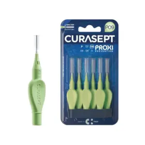 Curasept Proxi Prevention P09 medzobne ščetke – svetlo zelene, 6 medzobnih ščetk