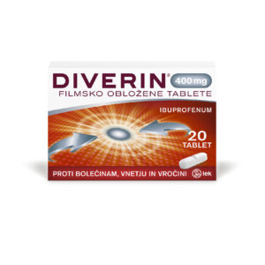 Diverin 400 mg filmsko obložene tablete, 20 tablet