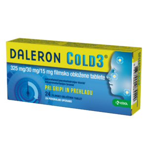 Daleron COLD3 325 mg/30 mg/15 mg, 24 filmsko obloženih tablet