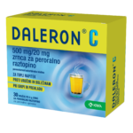 Daleron C 500 mg/20 mg zrnca za peroralno raztopino, 30 vrečk Daleron C 500 mg/20 mg zrnca za peroralno raztopino, 30 vrečk