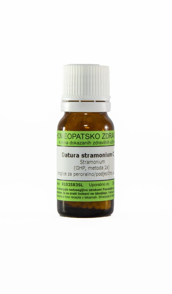 Datura stramonium homeopatske kroglice C30, 10 g Datura stramonium homeopatske kroglice C30, 10 g