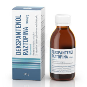 Dekspantenol raztopina 50 mg/g, dermalna in oralna raztopina, 130 g