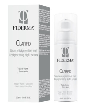 Fiderma Clarifid depigmentacijski nočni serum za obraz, roke in dekolte, 30 ml