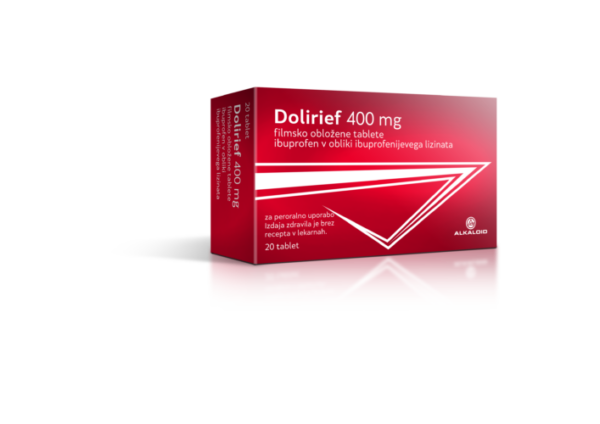 Dolirief 400 mg filmsko obložene tablete, 20 tablet Dolirief 400 mg filmsko obložene tablete, 20 tablet