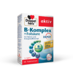 Doppelherz Aktiv B kompleks + folna kislina DEPO tablete, 45 tablet