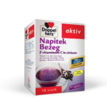 Doppelherz Aktiv Črni bezeg z vitaminom C in cinkom zrnca za vroči ali hladni napitek, 10 vrečic Doppelherz Aktiv Črni bezeg z vitaminom C in cinkom zrnca za vroči ali hladni napitek, 10 vrečic