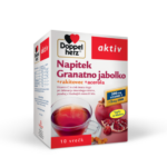 Doppelherz Aktiv Granatno jabolko + rakitovec + acerola zrnca za vroči ali hladni napitek, 10 vrečic Doppelherz Aktiv Granatno jabolko + rakitovec + acerola zrnca za vroči ali hladni napitek, 10 vrečic