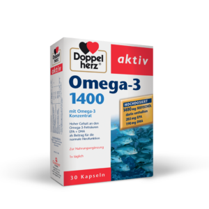 Doppelherz Aktiv olje morskih rib z omega-3 1400 mg kapsule, 30 kapsul