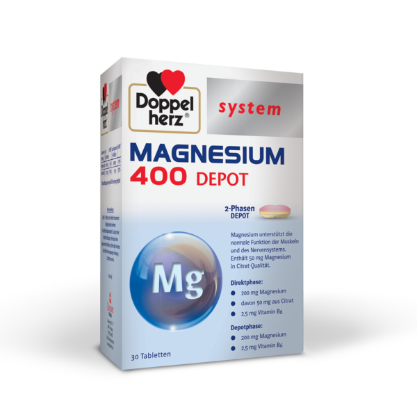 Doppelherz System Magnezij 400 DEPO tablete, 30 tablet Doppelherz System Magnezij 400 DEPO tablete, 30 tablet