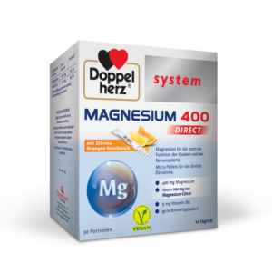 Doppelherz System Magnezij 400 DIREKT, 30 vrečk