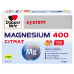 Doppelherz System Magnezij 400 citrat granulat za raztapljanje, 20 vrečk Doppelherz System Magnezij 400 citrat granulat za raztapljanje, 20 vrečk