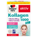 Doppelherz Aktiv Kolagen 1000 + biotin + betakaroten tablete, 30 tablet Doppelherz Aktiv Kolagen 1000 + biotin + betakaroten tablete, 30 tablet