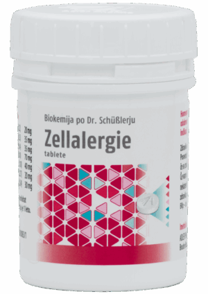 Schüsslerjeva sol Zellalergie kompleks, 400 tablet