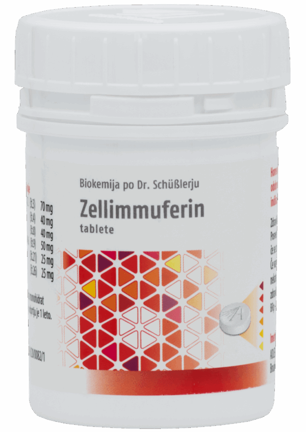 Schüsslerjeva sol Zellimmuferin kompleks, 400 tablet Schüsslerjeva sol Zellimmuferin kompleks, 400 tablet