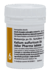 Schüsslerjeva sol št. 6 Kalium sulfuricum D6, 400 tablet Schüsslerjeva sol št. 6 Kalium sulfuricum D6, 400 tablet
