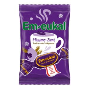 Dr. Soldan Em-eukal – sliva s cimetom trdi bonboni, 90 g