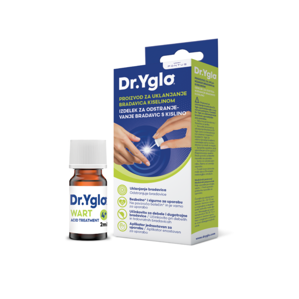 Dr. Yglo Tekočina za odstranjevanje bradavic s kislino, 2 ml