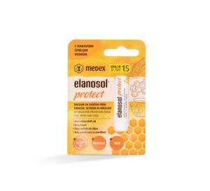 Medex Elanosol Protect balzam za zaščito ustnic pred soncem, vetrom in mrazom, 4,5 g