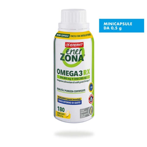EnerZona Omega 3RX ribje olje 0,5 g kapsule, 180 kapsul EnerZona Omega 3RX ribje olje 0,5 g kapsule, 180 kapsul