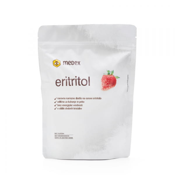 Medex Eritritol naravno namizno sladilo, 500 g Medex Eritritol naravno namizno sladilo, 500 g