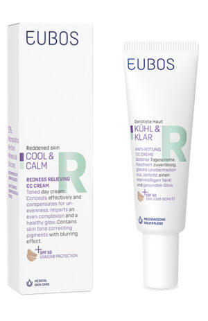 Eubos Cool&Calm CC krema za nego kože nagnjene k rdečici ZF50, 30 ml