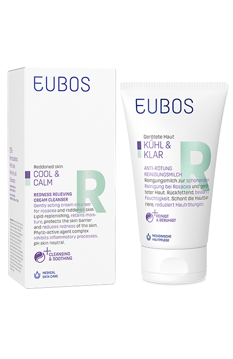 Eubos Cool&Calm čistilna krema za nego kože nagnjene k rdečici, 150 ml Eubos Cool&Calm čistilna krema za nego kože nagnjene k rdečici, 150 ml