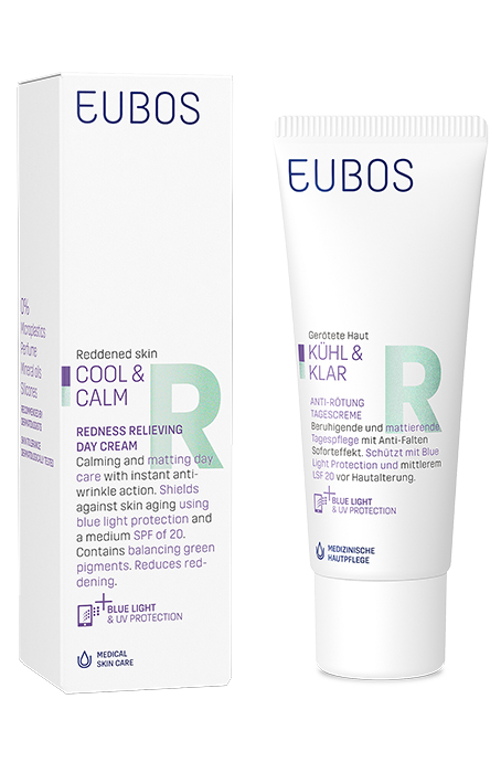 Eubos Cool&Calm dnevna krema za nego kože nagnjene k rdečici ZF20, 40 ml Eubos Cool&Calm dnevna krema za nego kože nagnjene k rdečici ZF20, 40 ml