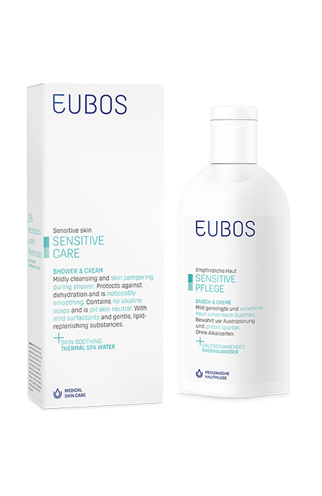 Eubos Sensitive Care Gel za prhanje in krema 2v1, 200 ml Eubos Sensitive Care Gel za prhanje in krema 2v1, 200 ml