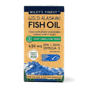 Wiley’s Finest Wild Alaskan Fish Oil Easy Swallow Minis kapsule, 60 kapsul