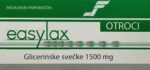 Easylax glicerinske svečke 1500 mg za otroke, 18 svečk