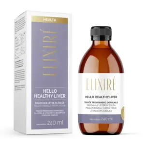 Elixire Hello Healthy Liver tekočina - jabolko, 240 ml