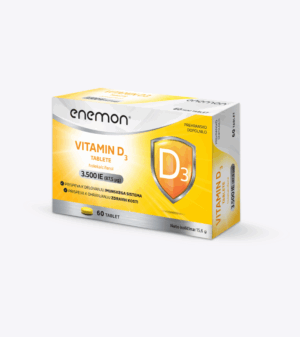 Enemon Vitamin D3 3500 IE tablete, 60 tablet