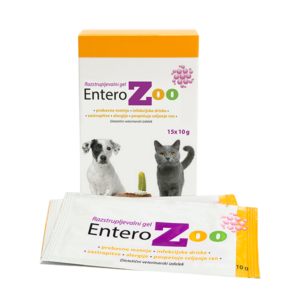 EnteroZoo razstrupljevalni gel v vrečkah, 15 vrečk po 10 g