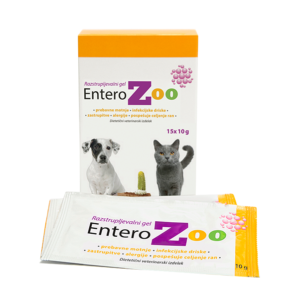 EnteroZoo razstrupljevalni gel v vrečkah, 15 vrečk po 10 g EnteroZoo razstrupljevalni gel v vrečkah, 15 vrečk po 10 g